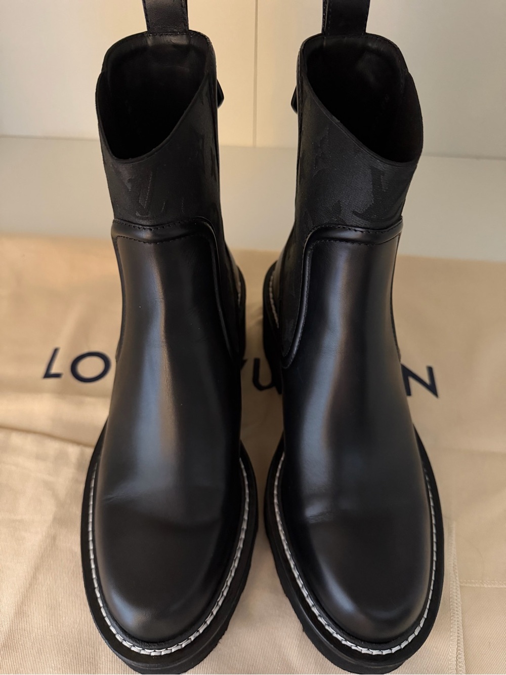 Louis Vuitton Beaubourg chelsea boots black 7 - Picture 5 of 6
